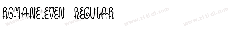 RomanEleven Regular字体转换
